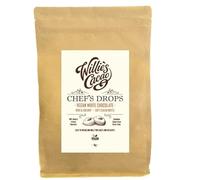 Willie's Cacao - Vegan White Chocolate Chef's Drops 1kg - Couverture chocolate with caramelised notes - For cooking & baking - Oat based