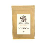 Willie's Cacao - Vegan White Chocolate Chef's Drops 1kg ? Oat based couverture chocolate for cooking & baking