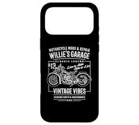 Willie's Garage Motorcycle Design for the Name Willie Case for iPhone 17 Pro Max