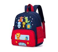 willikiva Cute Zoo Little 3d Backpack Kids Backpack for Boys and Girls Toddler Backpack Waterproof Preschool (Red)