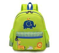 willikiva Cute Zoo Little 3d Backpack Kids Backpack for Boys and Girls Toddler Backpack Waterproof Preschool(Green Zoo)