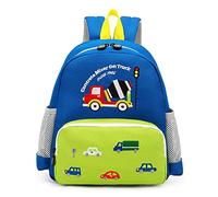 willikiva Cute Zoo Little 3d Backpack Kids Backpack for Boys and Girls Toddler Backpack Waterproof Preschool(Green Blender)