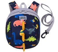 willikiva Dinosaur Toddler Mini Backpack Children Kids Baby Safety Harness Leash Waterproof Boys and Girls, 3d Deep Blue, One Size, Classic