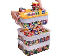 WillingHeart Storage Organiser for Lego 3 Layers Stackable Kids Toy Box