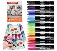 Willingood 20 Pack Fabric pens | Permanent Fabric Marker pens | Fabric pens for t Shirts Bags Cloth Bags and Various Types of Fabrics