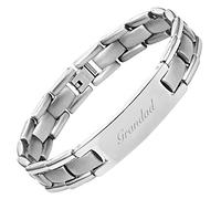 Willis Judd GRANDAD Titanium Bracelet Engraved Love You Grandad Adjusting Tool & Gift Box Included