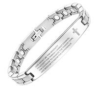 Willis Judd New Ladies Titanium Bracelet Engraved with The Serenity Prayer with Gift Box and Link Removal Tool