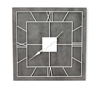Williston Grey Square Wall Clock