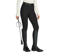 Willit Women's Riding Pants Full Seat Silicone Breeches Equestrian Horseback Riding Tights with Zipped Pocket Black M