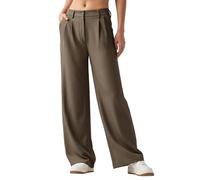 Willit Women's Work Pants Wide Leg Dress Pants High Waisted Casual Slacks Business Office with Pockets 28" Tawny XS