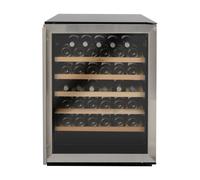 Willow 142L Under-Counter Wine Cooler - 52 Bottle Capacity, Stainless Steel, Single Zone, Digital Touch Display, Audible Alarm, Quiet 39dBA