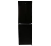 Willow WFF5050B 254L Low Frost 50/50 Freestanding Fridge Freezer, 4* Freezer Rating, Mark-Proof Finish - Black