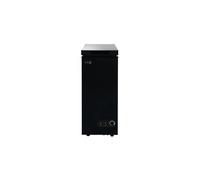 Willow WCF60B Freestanding 51L Slimline Compact Chest Freezer with Adjustable Thermostat, Removable Storage Basket, Suitable for Outbuildings and Garages - Black