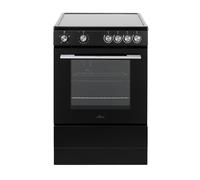 Willow 60cm Single Cavity Ceramic Cooker W60CCBLK - Black
