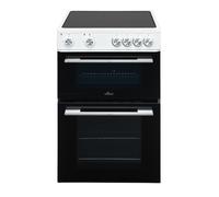 Willow 68L Electric Cooker, Twin Cavity Ceramic Hob WT60CCW