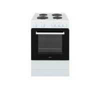 Willow WSE60WH 68L Freestanding Single Cavity Cooker, 60cm Electric Cooker - White