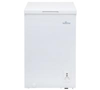 Willow 99L Chest Freezer with Removable Storage Basket in White Willow White