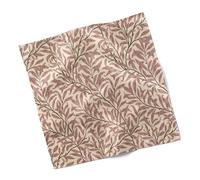 Willow Bough Leaf William Morris Design Fabric Napkin, Set of 4 (Rose)