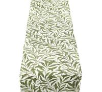 Willow Branch Tapestry Table Runner in Green. Classic Vintage William Morris Style. Dinner Party Table Decoration. Available in Two Sizes (30cm x 180cm)