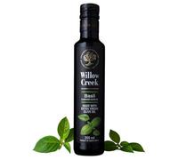 Willow Creek | Basil Olive Oil | 250ml | Globally Award Winning | Extra Virgin | Cold Pressed | Cooking | Dipping | Flavoured | Pairs with Lamb, Pasta, Pizza, Salad, Veg | Basil Extra Virgin Olive Oil