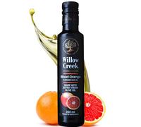 Willow Cr lood Orange Flavoured Extra Virgin Olive Oil, 250ml, Award Winning Cold Pressed EVOO - Ideal for Cooking, Dipping & Drizzling - for Salad, Chicken, Fish, Vegetarians, Orange Olive Oil