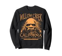Willow Cr alifornia Bigfoot 1860 Sasquatch Orange Art Sweatshirt