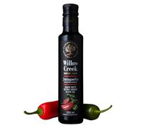 Willow Creek | Jalapeno Olive Oil | 250ml | Globally Award Winning | Cold Pressed | Extra Virgin | Spicy | Cooking | Flavoured | Pairs with Steak, Seafood, Rice | Jalapeno Extra Virgin Olive Oil