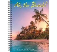 Willow Creek Press, Ah Beach 2026 Engagement Planner, 7'' X 8.66'', Weekly Calendar with Spiral Binding