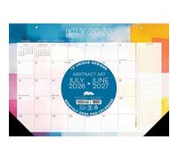 Willow Creek Press, Art Abstract Academic Small 2027 Monthly Desk Pad