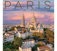 Willow Creek Press, Paris 2026 Wall Calendar, 12'' X 12'', 18-Month Calendar with Stapled Binding