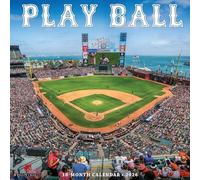 Willow Creek Press, Play Ball 2026 Wall Calendar, 12'' X 12'', 12-Month Calendar with Stapled Binding