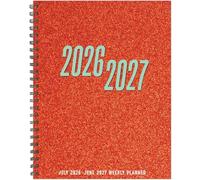Willow Creek Press, Swifty Sparkle Orange Academic 2027 Planner