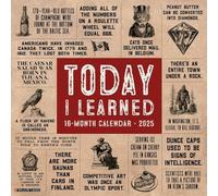 Willow Creek Press Today I Learned Monthly 2025 Wall Calendar (12" x 12")