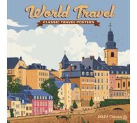 Willow Creek Press, World Travel Classic Travel Posters 2027 Wall Calendar