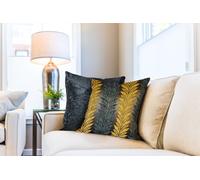 Willow - Cushion Cover in Ochre - Emma Barclay | TJ Hughes Yellow