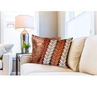 Willow - Cushion Cover in Orange - Emma Barclay | TJ Hughes
