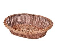 vidaXL Willow Dog Basket/Pet Bed Natural 70 cm UK NEW