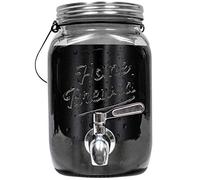 Willow & Everett Cold Brew Maker - Iced Coffee Makers - Glass Pitcher w/Stainless Steel Spout - Removable Filter - Airtight & BPA-Free Mason Jar w/Tap - 2L