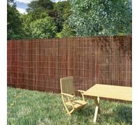 Willow Fence Natural 5x1m Real Willow Branch Privacy Screening Panel for Garden