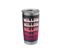 Willow First Name Minimalist Design Stainless Steel Insulated Tumbler