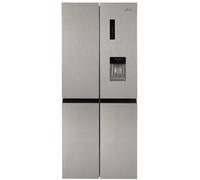 Willow Freestanding 415L Total No Frost American Style Fridge Freezer in Grey Willow Grey