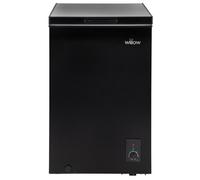 Willow Freestanding 99L Chest Freezer in Black | Size: Large Willow Black L