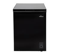 Willow Freestanding Chest Freezer 4* Freezer Rating 141L W142CFB in Black | Size: Large Willow Black L
