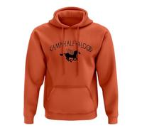Willow Gifts Camp Half Blood Orange Hoodie Pullover - Percy Jackson Movie Cinema Film Book Novel Myth Greek Gods Olympians Poseidon Demigod Monster Mortal Gift Present (Small, Orange)