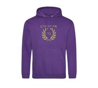 Willow Gifts Camp Jupiter Purple Pullover Hoodie - Teen Adult Fiction Greek Roman Gods Percy Jackson Olympians Film Book Heroes Half-Blood Romulus Remus Gift Present (XL, Purple)