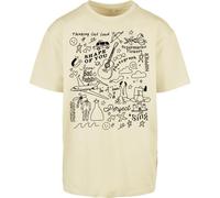 Willow Gifts Ed Top Tee Sheeran Oversized T-Shirt - Iconic Pop Music Lyric Illustration Doodle Fan Thinking Out Loud Gift Present (XL, Natural)