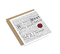 Willow Gifts - Episode Montage Title Taskmaster Stamp Square Card - Happy Birthday Task Master Time Starts Now Funny Fun Joke TV Show Greg Alex Team Gifts Presents (Blank Message)