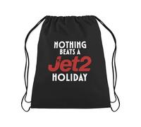 Willow Gifts Holiday Travel Drawstring Bag Airport Outfit Flight Bag Sun Holiday Accessories Gift Beach Bag Gym Bag Novelty Hen Party Present Black Red