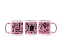Willow Gifts K-Pop Girl Band Doodle 11oz Ceramic Two-Tone Gift Mug | Birthday or Christmas Gift 11oz Ceramic Tea Coffee Cup