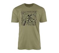 Willow Gifts - Kane Brown Inspired Text and Lyrics Doodle T-Shirt - Stylish Graphic Tee for Music Lovers - Unique Gift - Summer Casual Clothing for Fans of Kane Brown - (Olive) XL